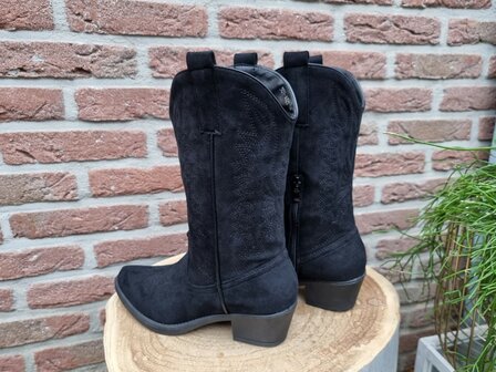 HAILEY BOOTS BLACK SUEDINE