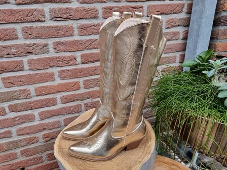 WHITNEY BOOTS GOLD