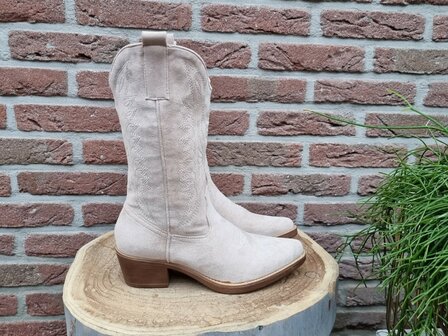 HAILEY BOOTS BEIGE SUEDINE