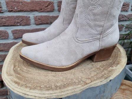 HAILEY BOOTS BEIGE SUEDINE