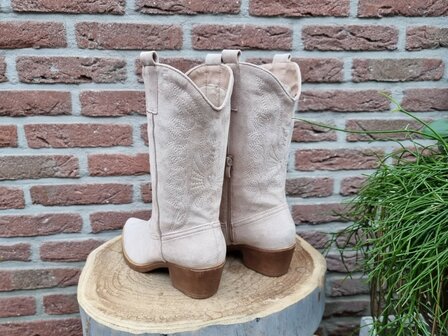 HAILEY BOOTS BEIGE SUEDINE