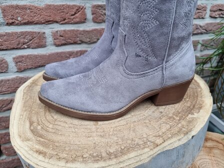 HAILEY BOOTS GREY SUEDINE