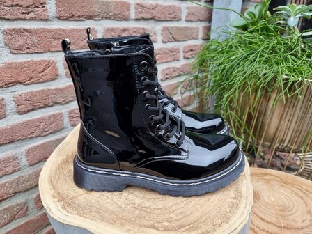 ALICE BOOTS BLACK LACK