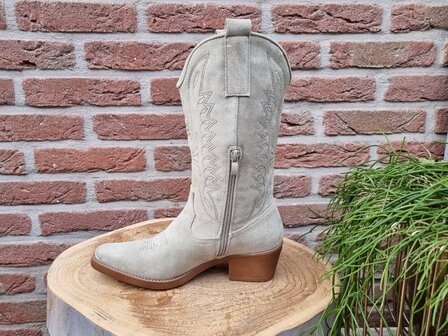 HAILEY BOOTS GREEN SUEDINE