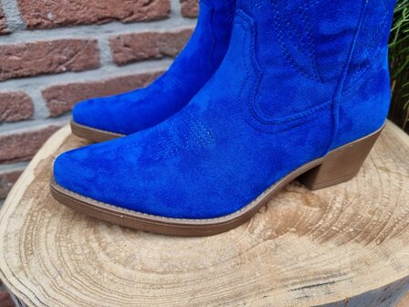 HAILEY BOOTS SAPPHIRE BLUE SUEDINE