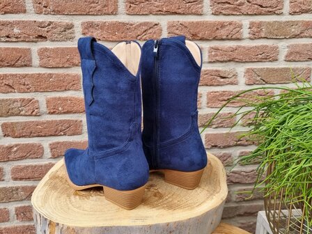 KAITLIN BOOTS BLUE SUEDINE