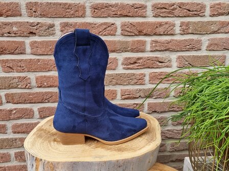 KAITLIN BOOTS BLUE SUEDINE