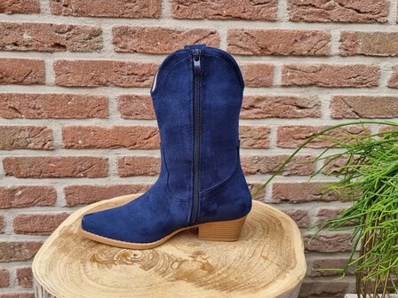 KAITLIN BOOTS BLUE SUEDINE