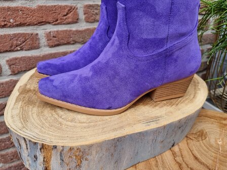 KAITLIN BOOTS PURPLE SUEDINE