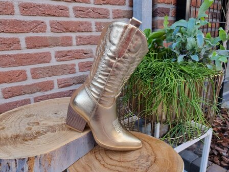 AMY BOOTS GOLD