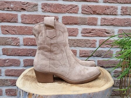 MARLEY BOOTS KHAKI SUEDINE