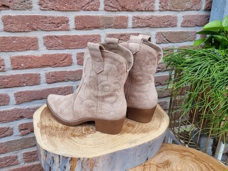 MARLEY BOOTS KHAKI SUEDINE