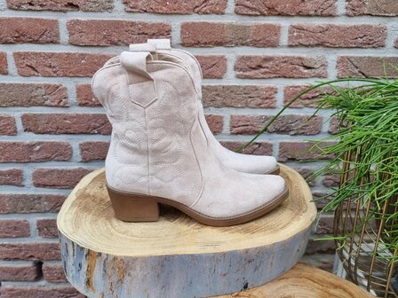 MARLEY BOOTS BEIGE SUEDINE