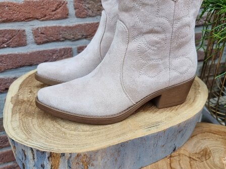 MARLEY BOOTS BEIGE SUEDINE