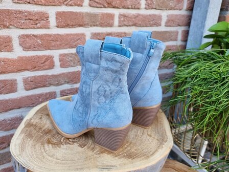 MARY BOOTS BLUE SUEDINE