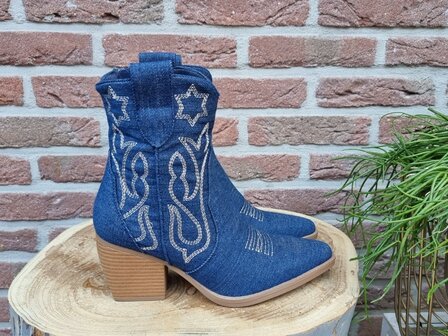 MARY BOOTS JEANS DARK BLUE