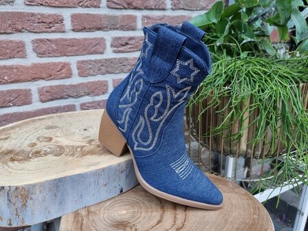 MARY BOOTS JEANS DARK BLUE