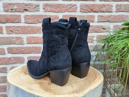 MARY BOOTS BLACK SUEDINE