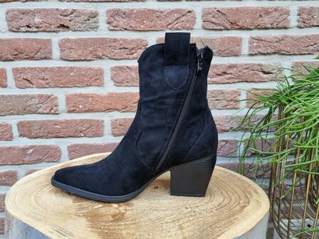 MARY BOOTS BLACK SUEDINE