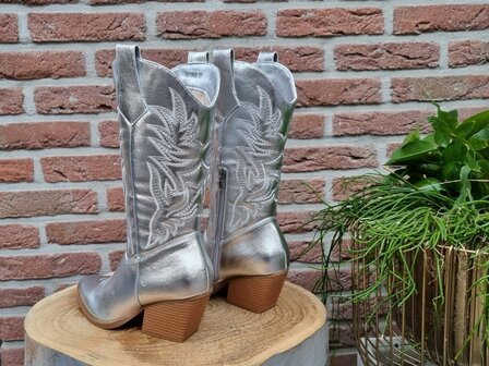 MILA BOOTS SILVER