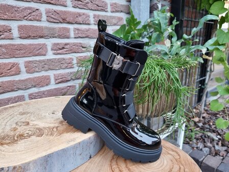 ROBIN BOOTS BLACK LACK