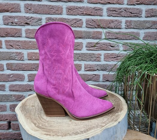 KYLIE BOOTS FUCSHIA