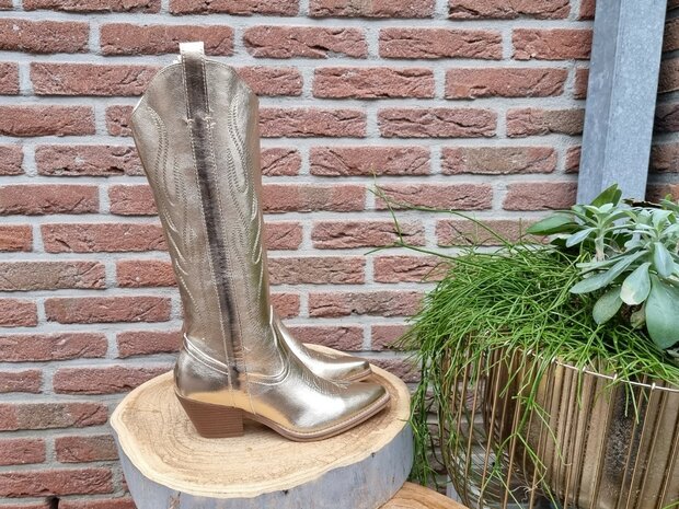 WHITNEY BOOTS GOLD