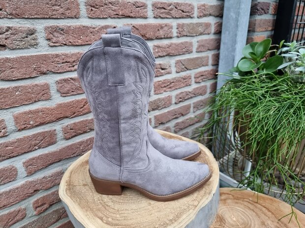 HAILEY BOOTS GREY SUEDINE