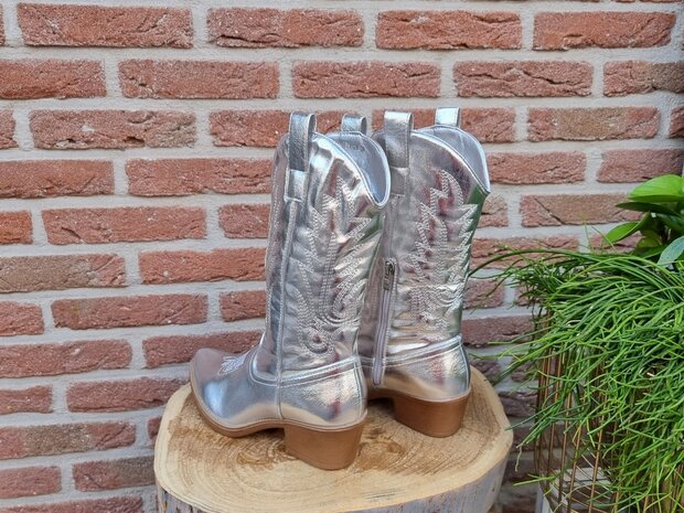 HAILEY BOOTS SILVER