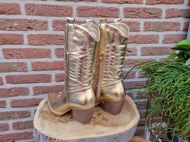 AMY BOOTS GOLD