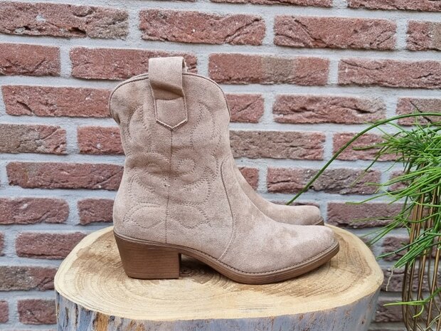 MARLEY BOOTS KHAKI SUEDINE