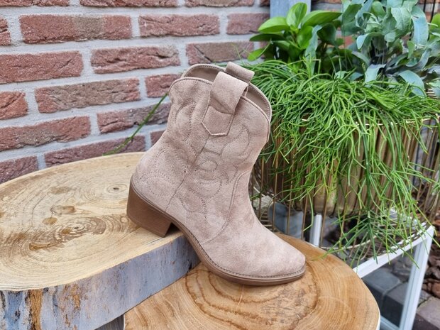 MARLEY BOOTS KHAKI SUEDINE