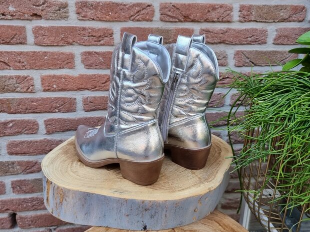 MARLEY BOOTS SILVER
