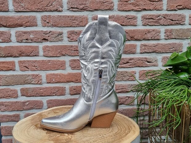 MILA BOOTS SILVER