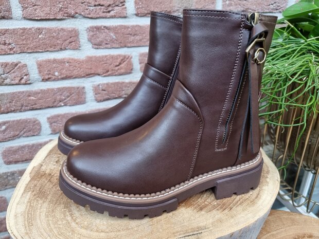 LIZZ BOOTS BROWN